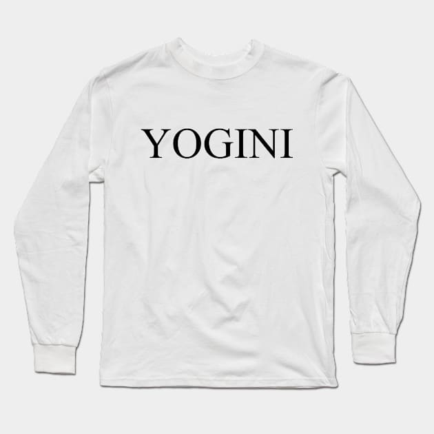 yogini Long Sleeve T-Shirt by Chandan